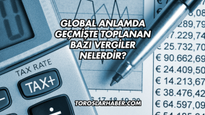 Global Anlamda Geçmişte Toplanan Bazı Vergiler Nelerdir?