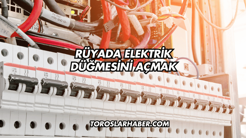 Rüyada Elektrik Düğmesini Açmak