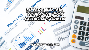 Rüyada Elektrik Faturasının Çok Geldiğini Görmek
